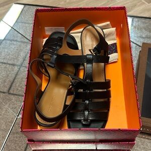 Beautiful size 11 Tory Burch sandals in black